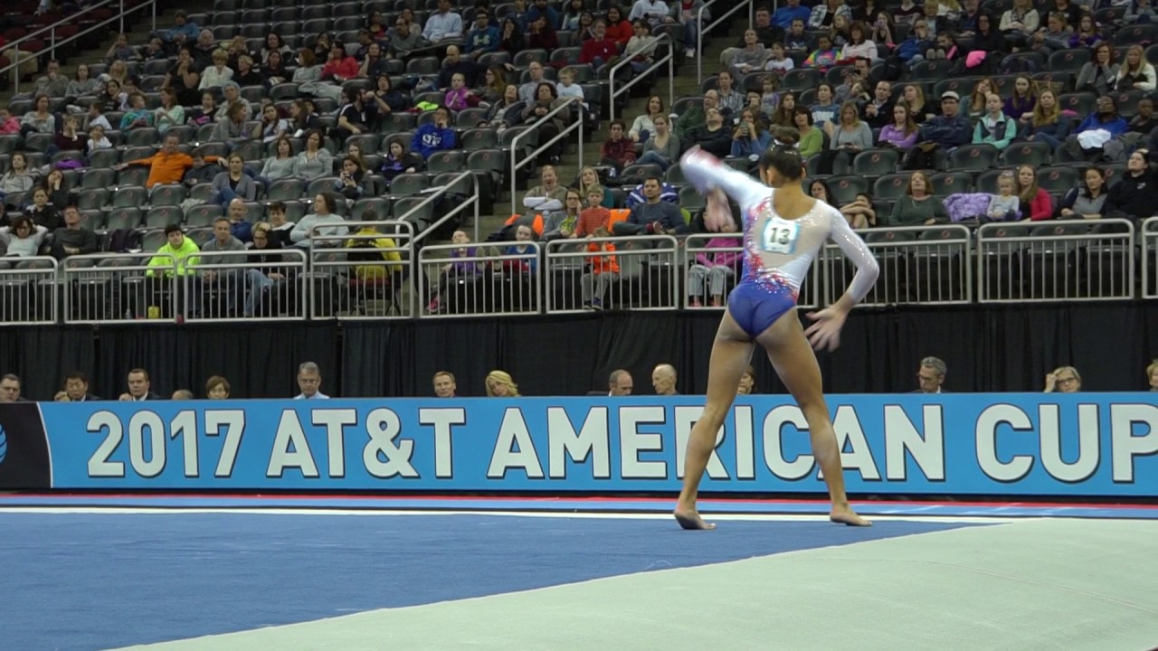 Melanie De Jesus dos Santos (FRA) - Floor Exercise - 2017 AT&T American Cup