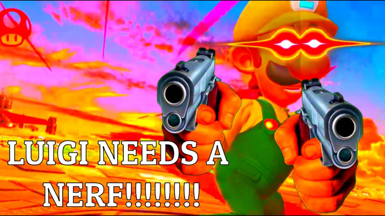 LUIGI NEEDS A NERF!!!!!! (SSBU Montage)