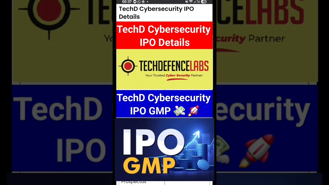 Techd cybersecurity ipo |  Techd cyber ipo review | TechDefence Labs ipo