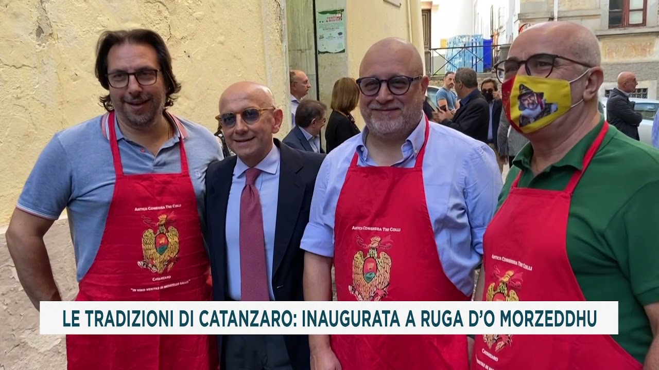 LE TRADIZIONI DI CATANZARO: INAUGURATA A RUGA D’O MORZEDDHU