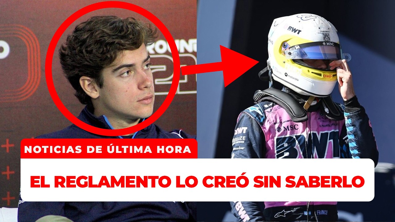 Por Qué el Reglamento Técnico de la F1 2026 Favorece Exactamente el Estilo de Colapinto