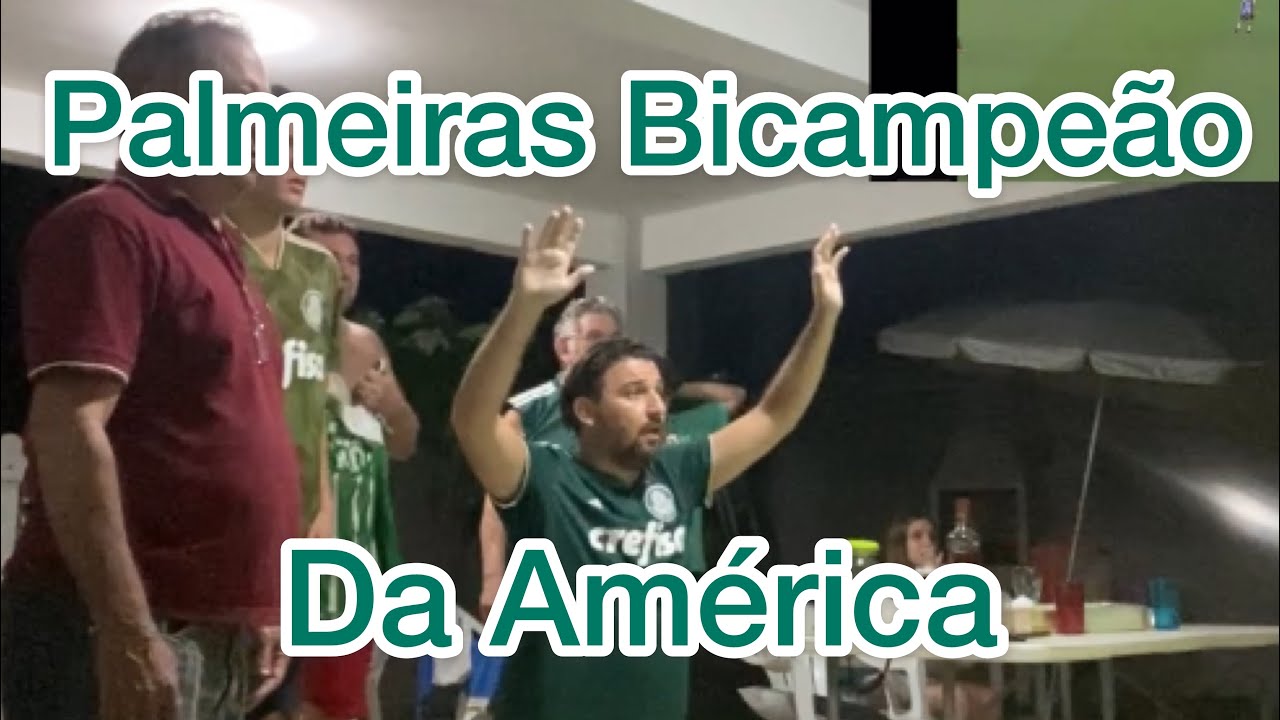React Palmeiras x Santos/Libertadores da América/Glória Eterna/Bi-campeão da América