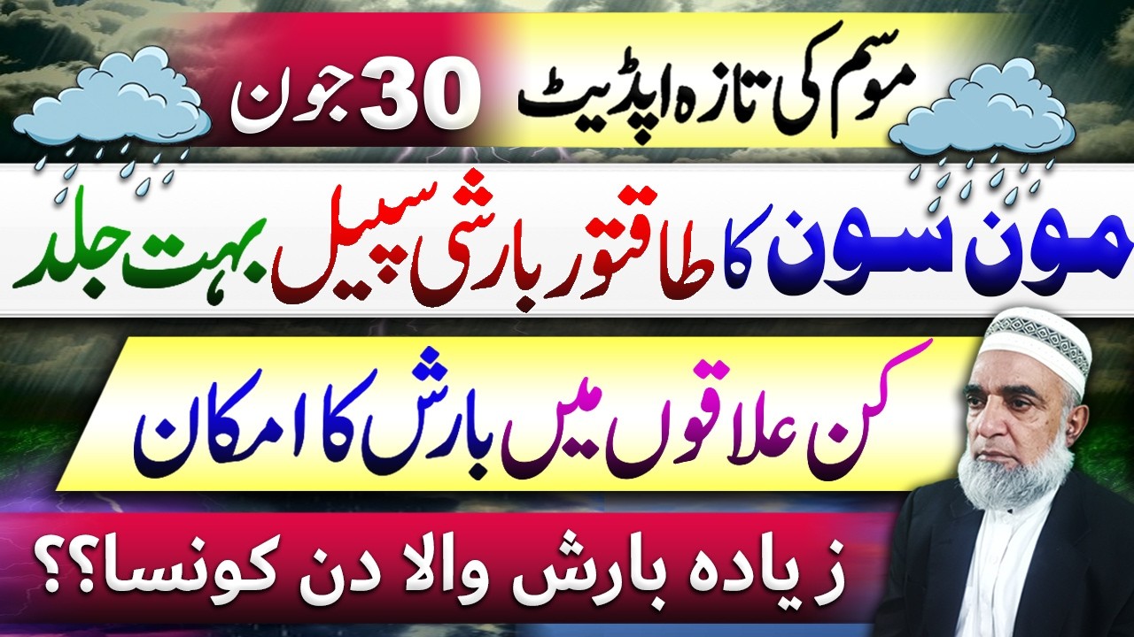 Rain Forecast for upcoming Spell in Pakistan || Crop Reformer