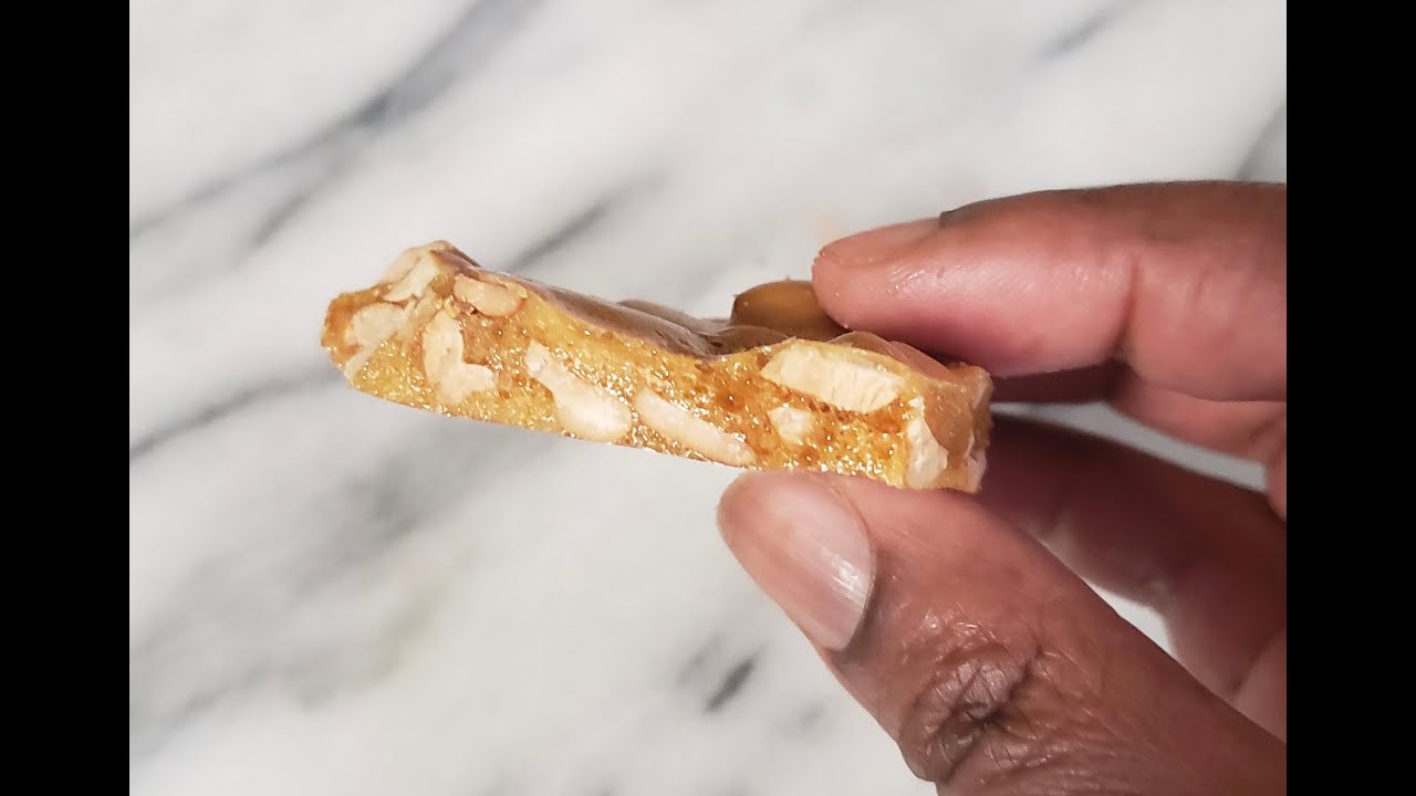 Cashew Brittle Candy Recipe and Instruction - The Pastry Prophet