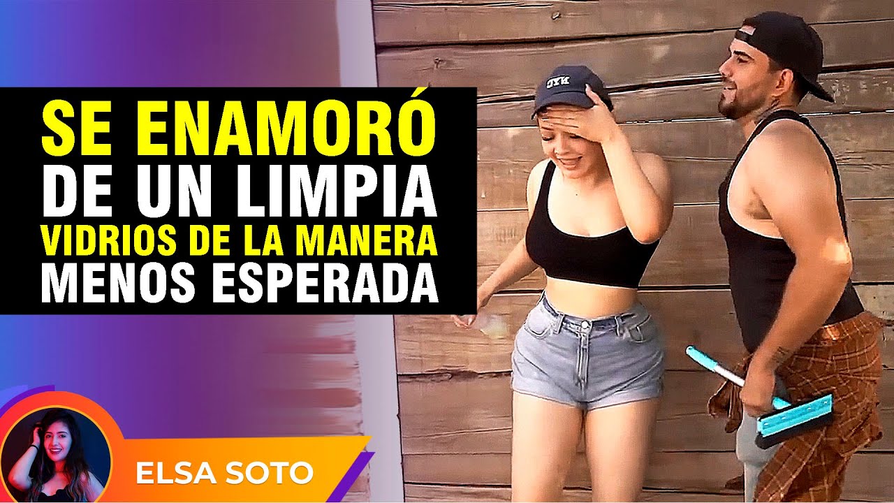 Se enamoró de un limpia vidrios de la manera menos esperada.