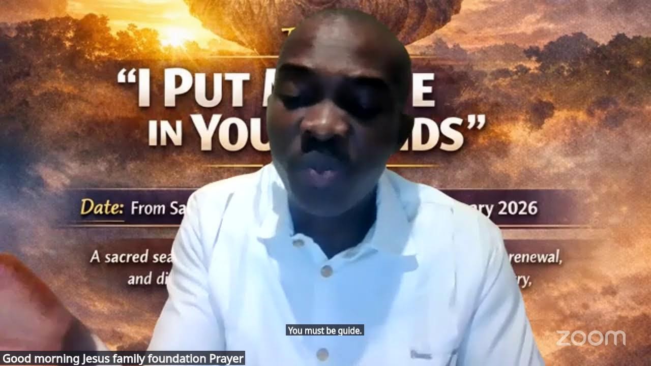 Good morning Jesus family foundation Prayer's Personal Meeting Room