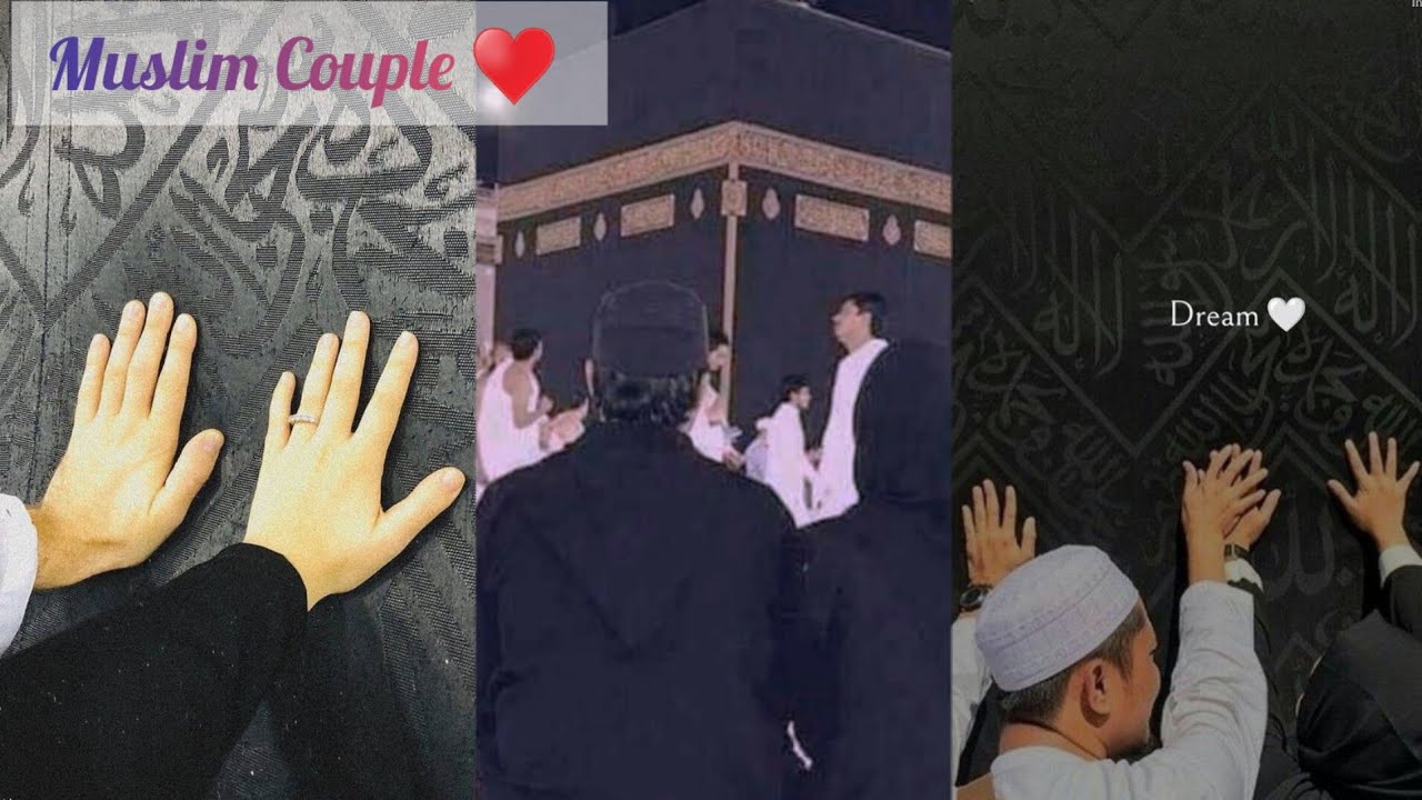 Best Cute couple in khan -e-kaba 🕋|Muslim Islamic Couple 💑 in khane-kaba☪️ 🕋🕋#muslimcouple