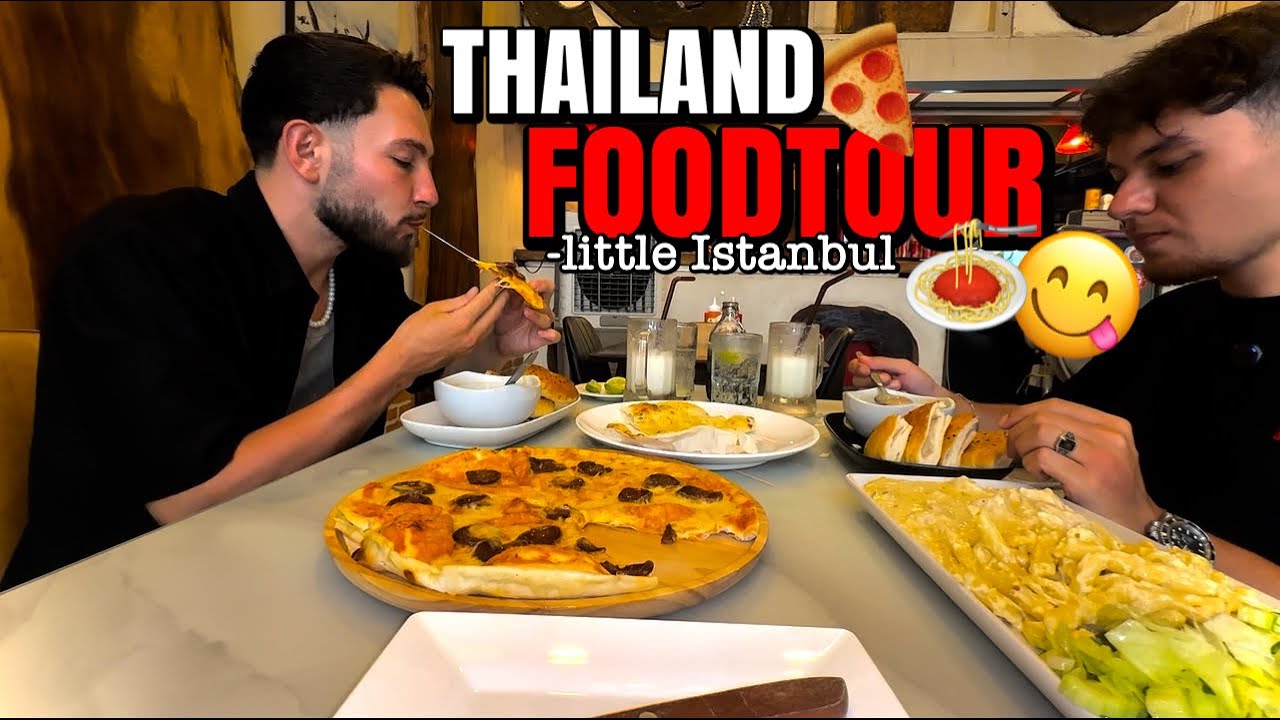 WIR testen T&Uuml;RKISCH in THAILAND😱🇹🇷| FoodTour Vlog pt.1