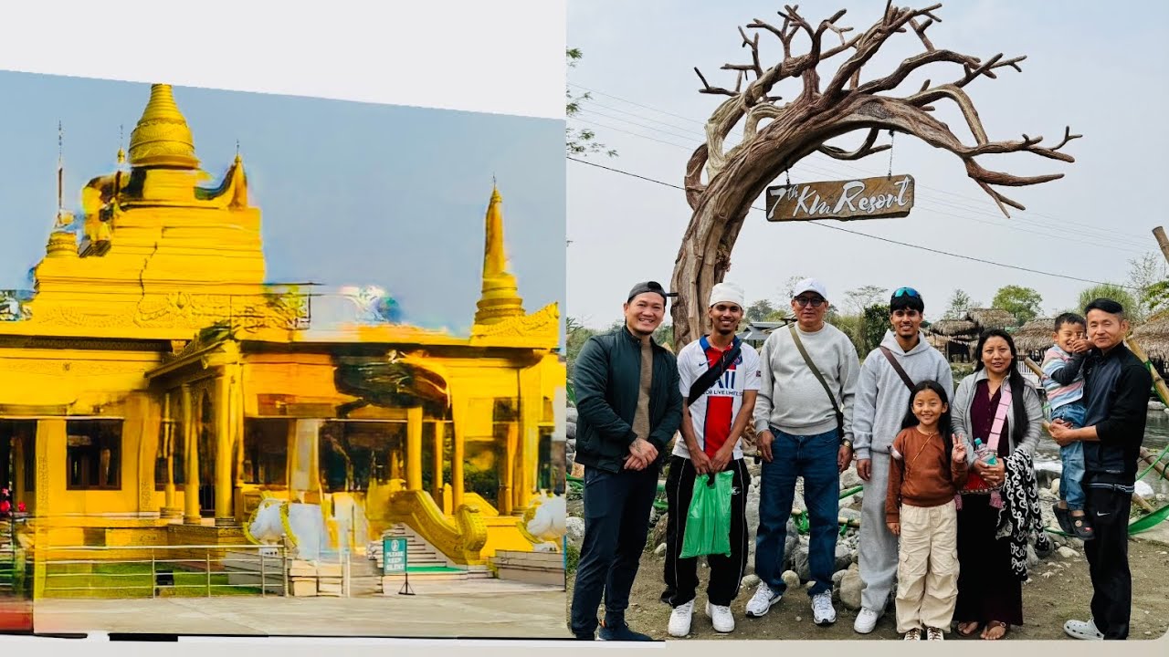Tourist spot near Tezu. 7Km resort, Tokshita and Golden Temple Calgary Tibetan Vlogger 🙏