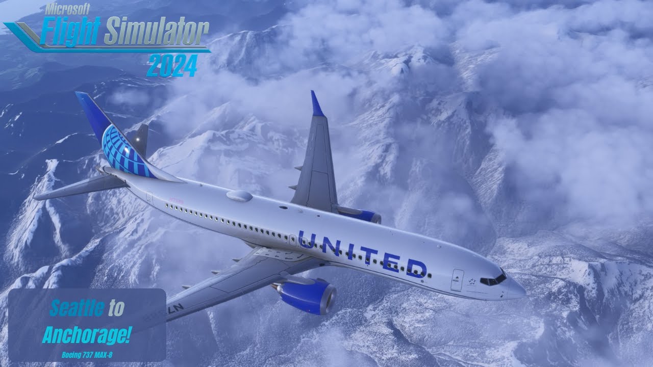 Morning flight from Seattle to Anchorage! | Microsoft Flight Simulator 2024