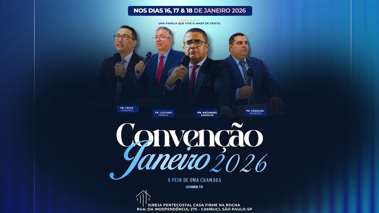 CONVENÇÃO NACIONAL DE OBREIROS l 3º Dia 15h00 l @IPCROFICIAL