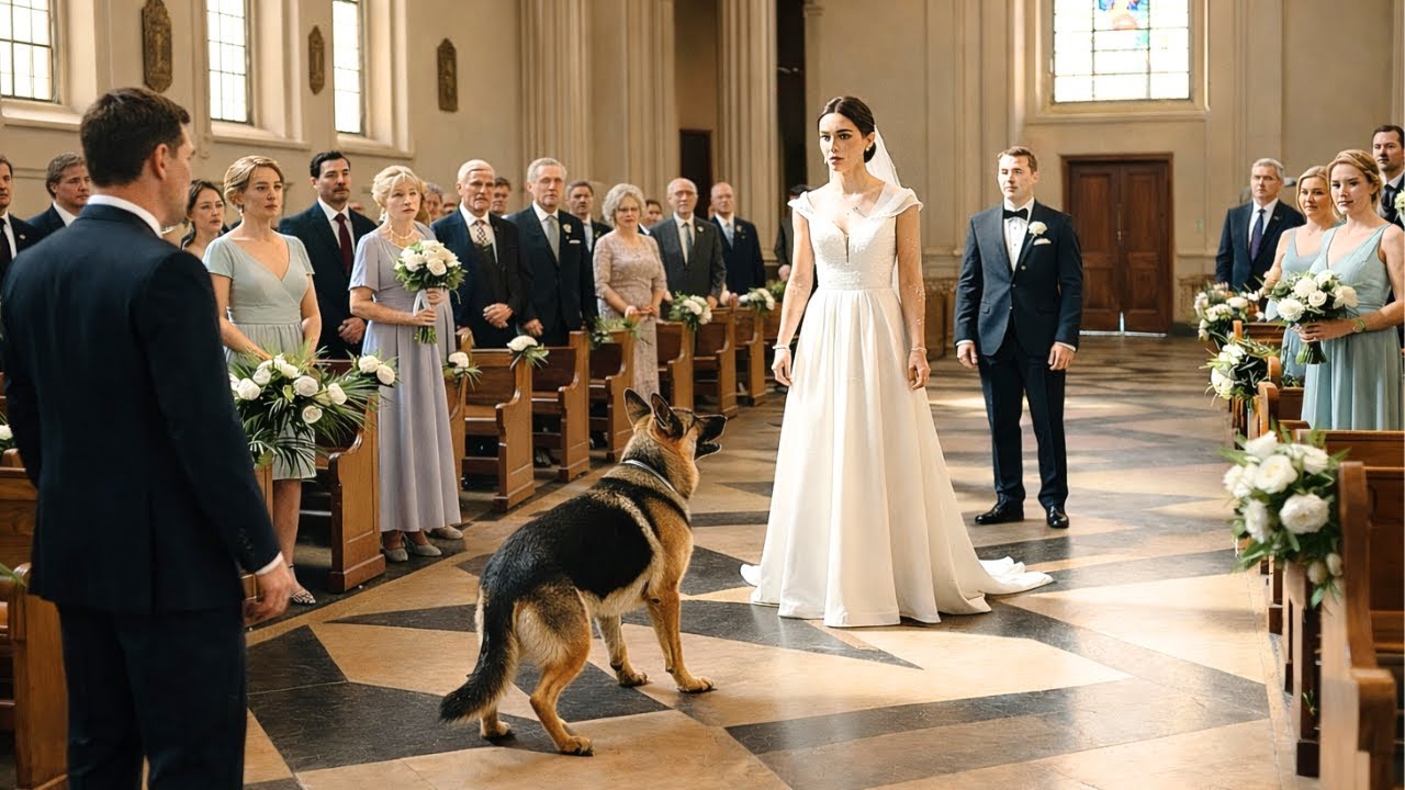 Le Jour De Son Mariage, Son Chien Policier Lui Barre La Route — La Vérité Est Déchirante