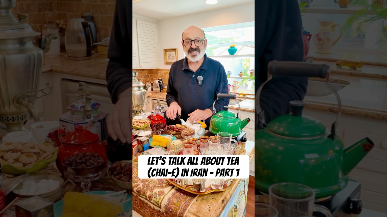 How to Prepare, Serve and Drink Tea in Iran - Part 1 #iranianfood #persianfood #tea #chai #iran #cwy