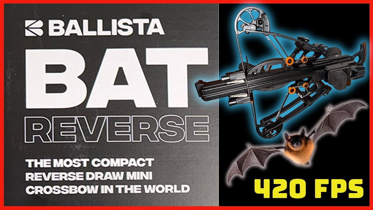 World's SMALLEST most POWERFUL Mini Crossbow Available! The Ballista BAT Reverse is a MONSTER!