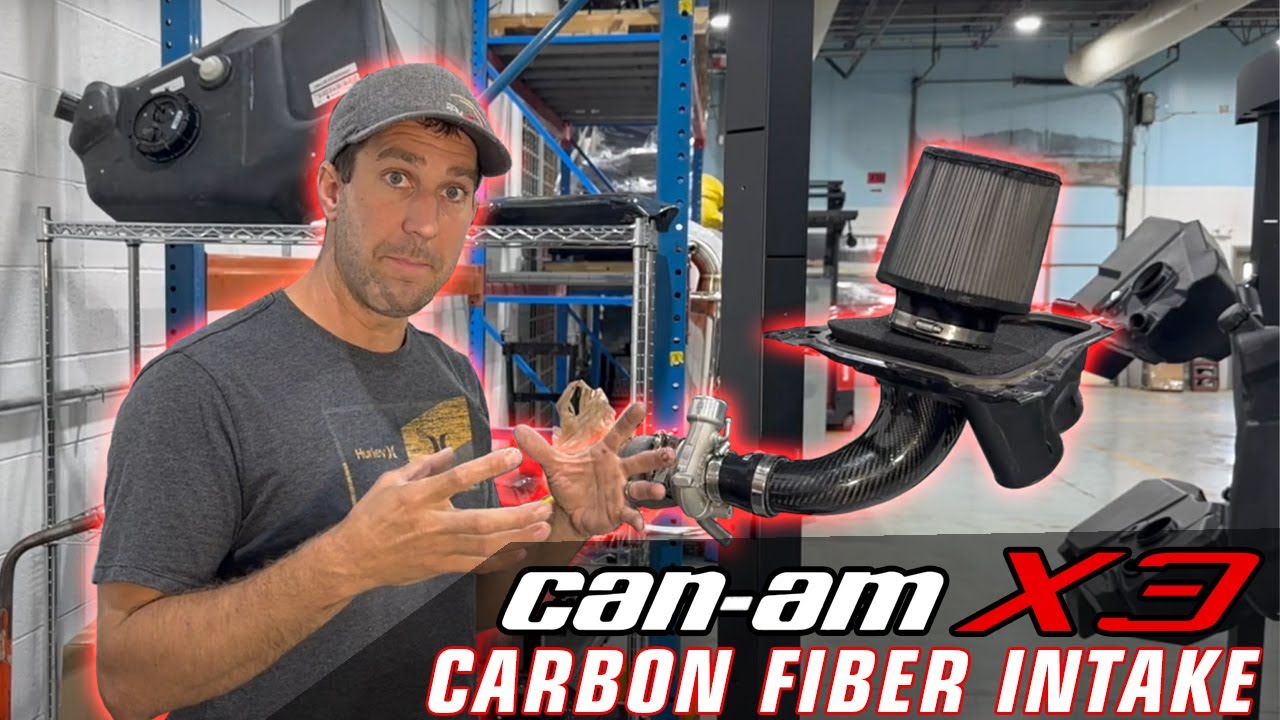NEW Can-Am X3 High Flow Carbon Fiber Intake Kit From RPM! Huge Power Gains!!