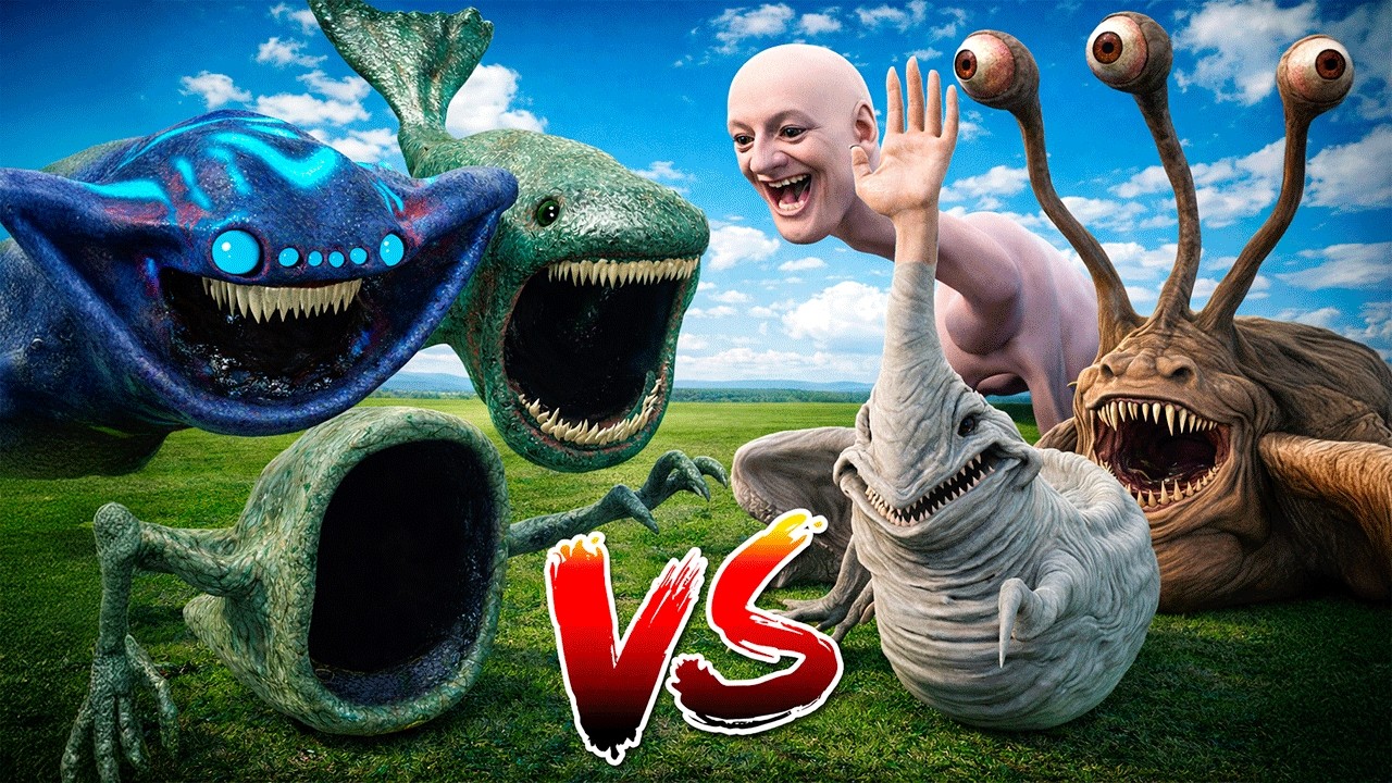 MONSTRUOS MARINOS vs CRIATURAS TALASOFOBIA ¿QUIÉN ES MÁS FUERTE? - Garry's Mod