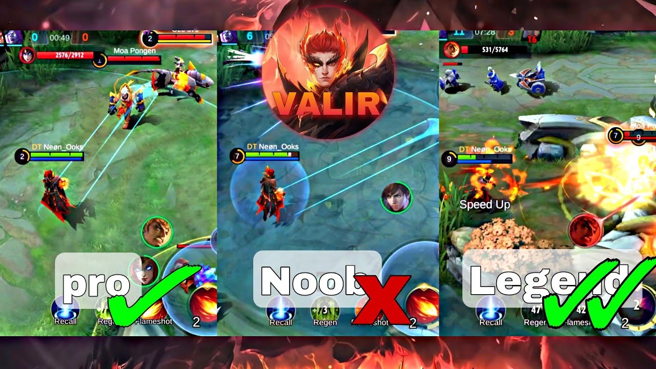 Valir best build montage 2022/2023 iqoo neo 6 gamplay mlbb