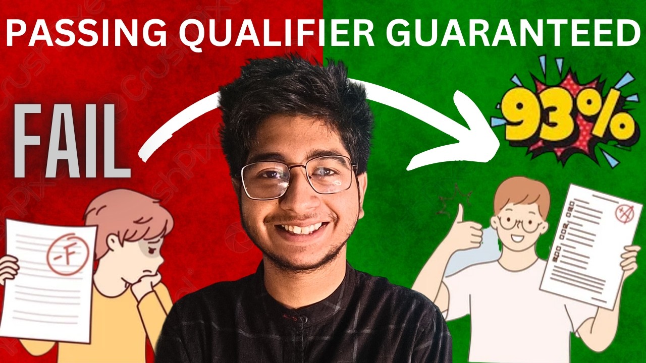 How To 100% Pass The Qualifier Exam! Watch This NOW to Become an IITian! IIT Madras BS Data Science