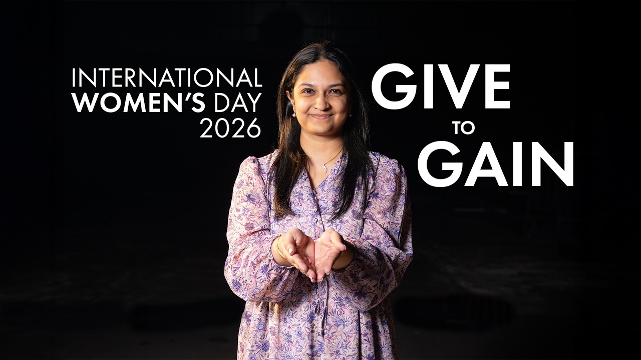 Give to Gain: Spoken word poem by Purnima Ghogar Ruanglertbutr in honour of #IWD2026