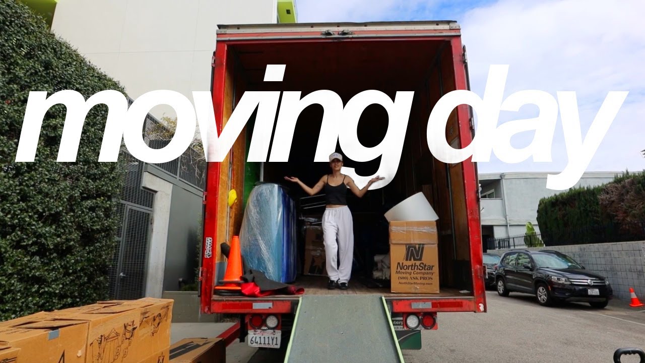 MOVING DAY VLOG!! (moving into my new los angeles home)