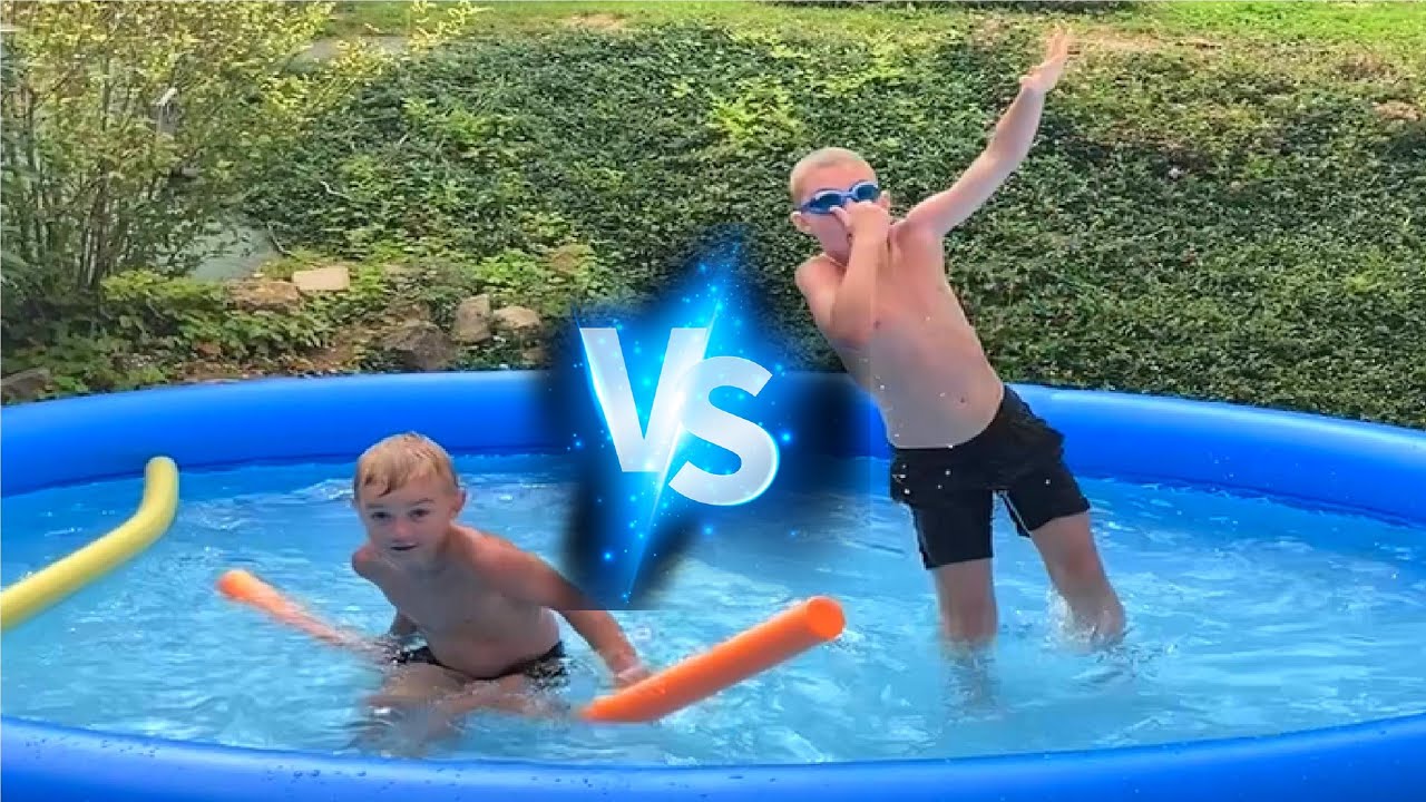 PISCINE CHALLENGE !! MALO VS KERYAN !!