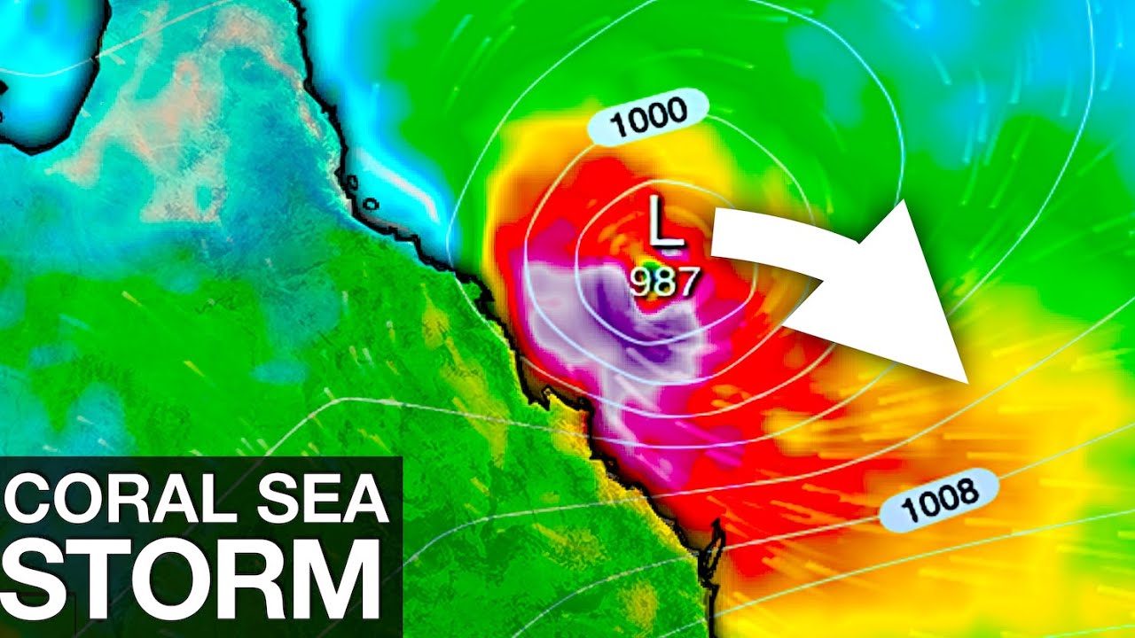 Developing Coral Sea Tropical Low Forecast This Weekend