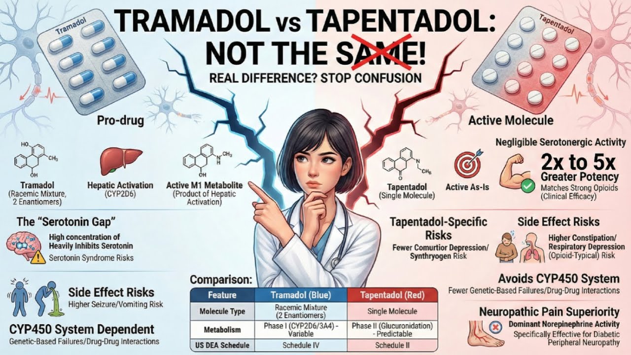 💊Is Tapentadol Just a Glorified Tramadol?💊