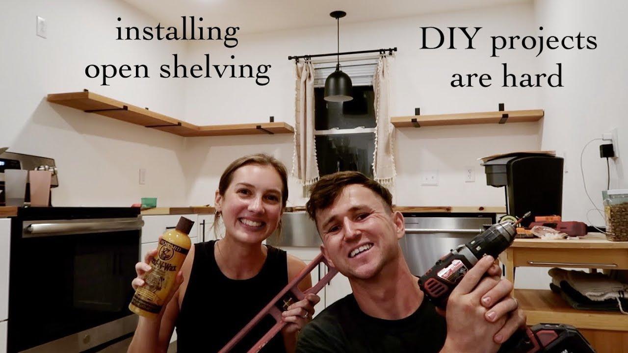 installing open shelving in our kitchen | Fixer Upper in Nashville, TN