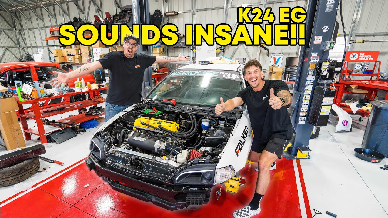The K24 Swap Civic EG is ALIVE! | EPIC FIRST START!