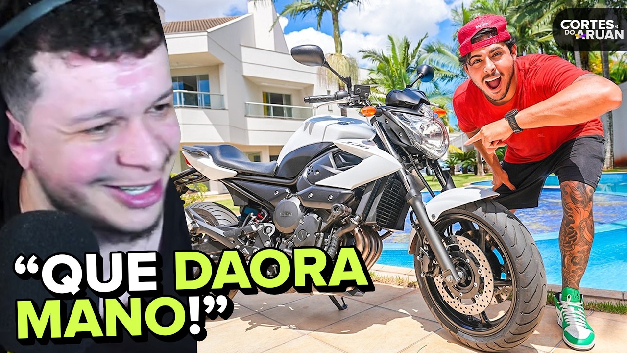 RENATO GARCIA COMPROU UMA XJ6 NOVA! - Cortes do Aruan