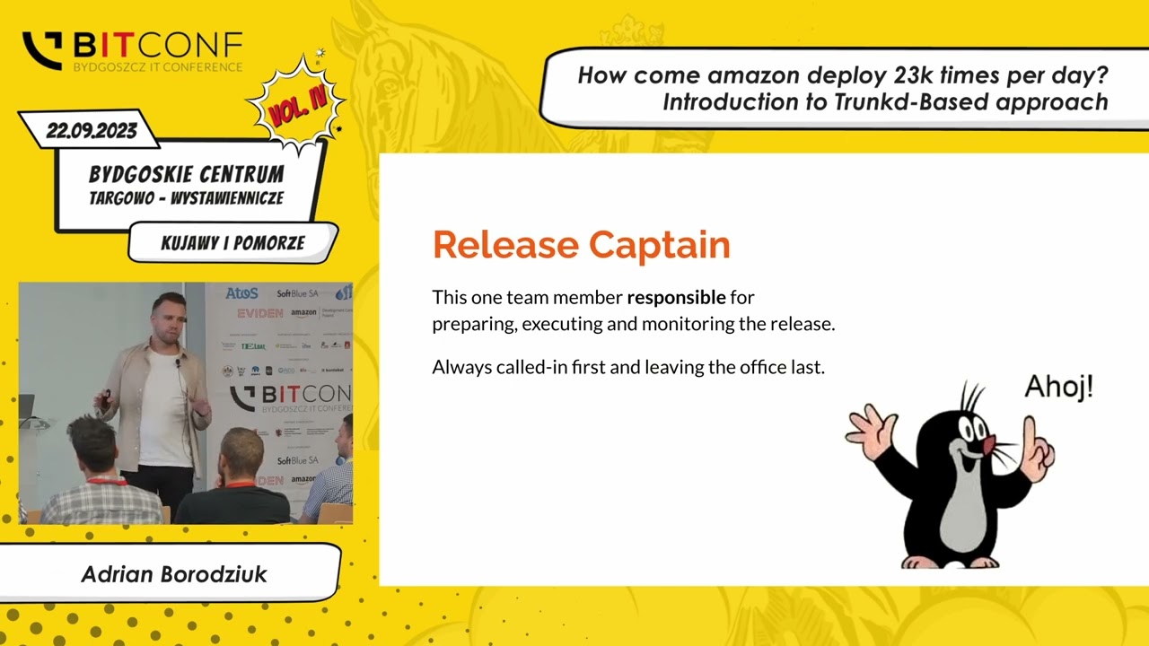 bITConf 2023 - [Adrian Borodziuk] How come Amazon deploy 23k times per day? Introduction to...