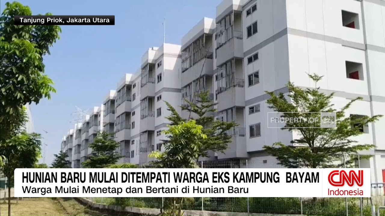 Hunian Baru Mulai Ditempati Warga Eks Kampung Bayam