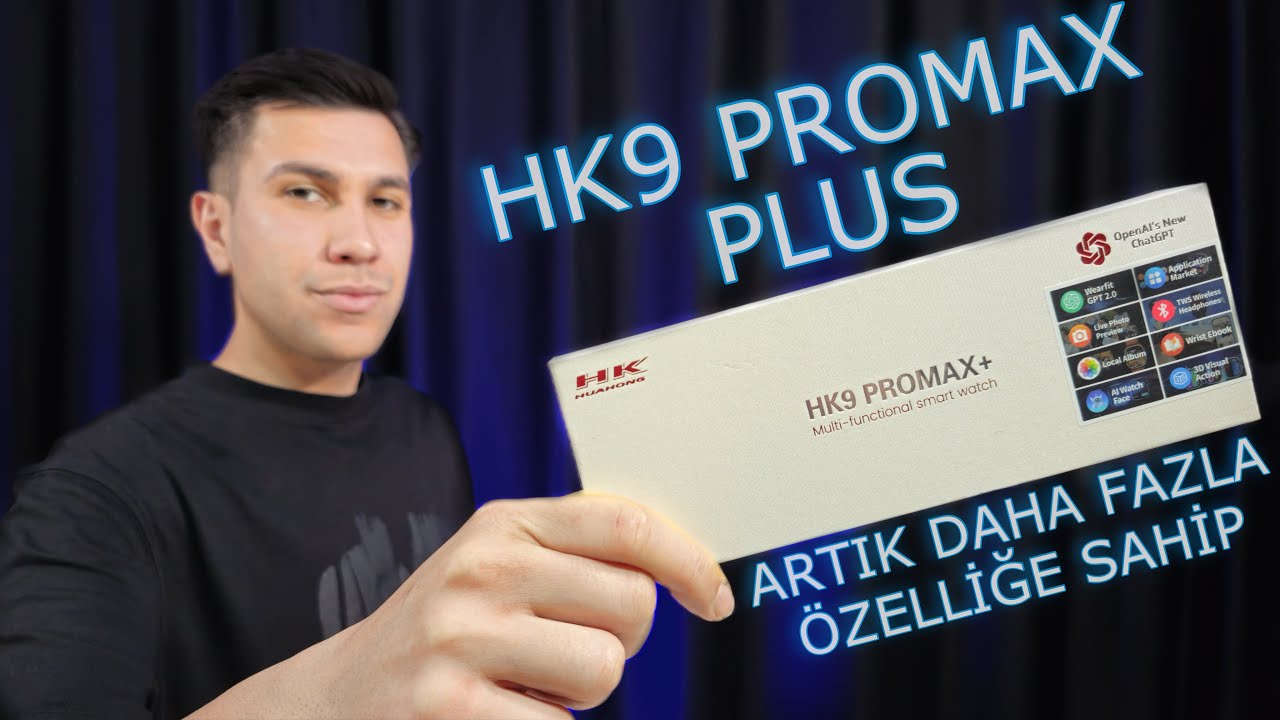 HK9 PROMAX PLUS: ARTIK FAZLA ÖZELLİĞE SAHİP (Android/IOS WearfitPro Bağlantısı Bir Arada)