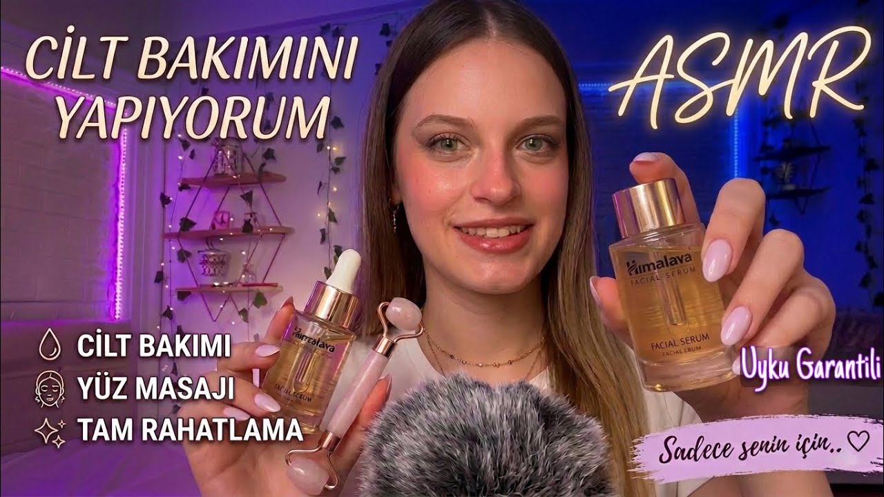 ASMR | Cilt Bakımı RolePlay (Kaş Alımı + Saçlarını Tarıyorum)