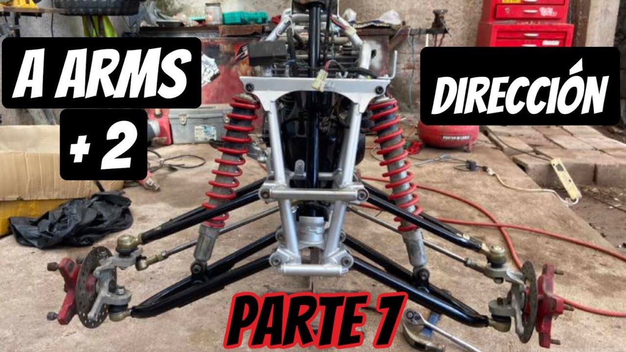 Honda Trx400ex proyecto!!! Parte 7 || suspensión y dirección delantera || #atvs #cuatrimotos