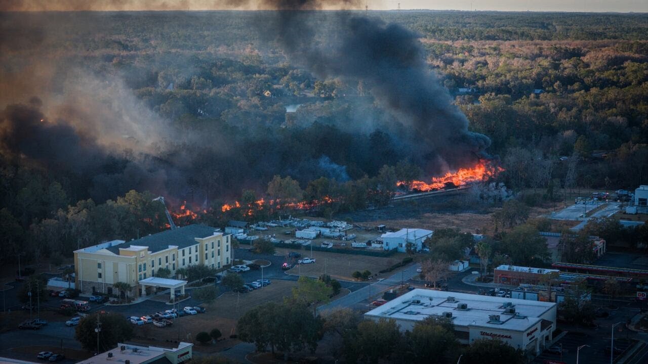 Dunnellon mayor issues state of emergency after railroad tie fire