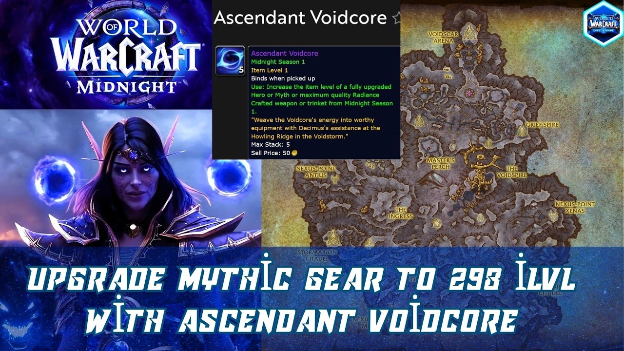 The Voidforge Guide | Upgrade Mythic Gear to 298 ilvl with Ascendant Voidcore | Nebulous Voidcore