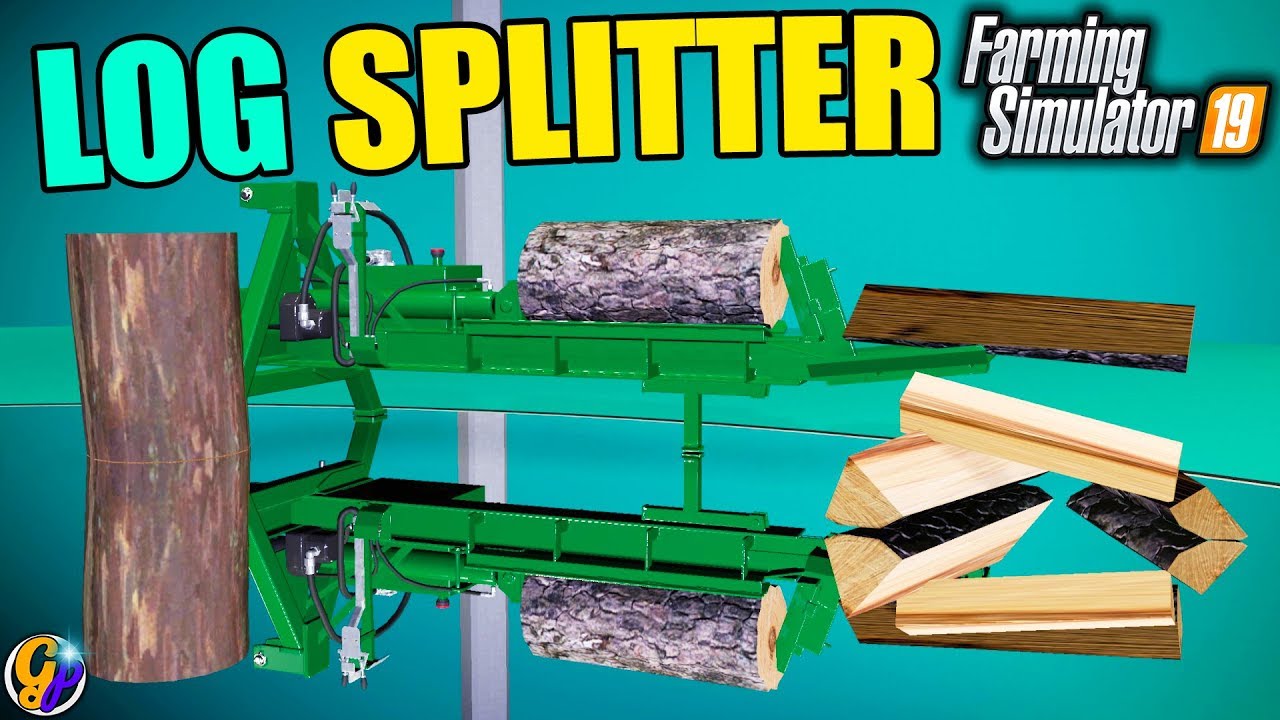 FS19 - WORKING LOG SPLITTER $55,000 MOD SHOWCASE FARMING SIMULATOR 19