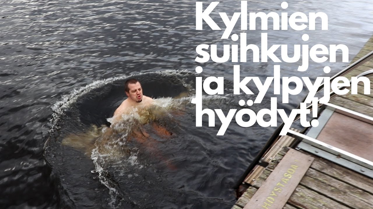 Kylmien suihkujen, kylpyjen, avannon ja pulahdusten hyödyt!