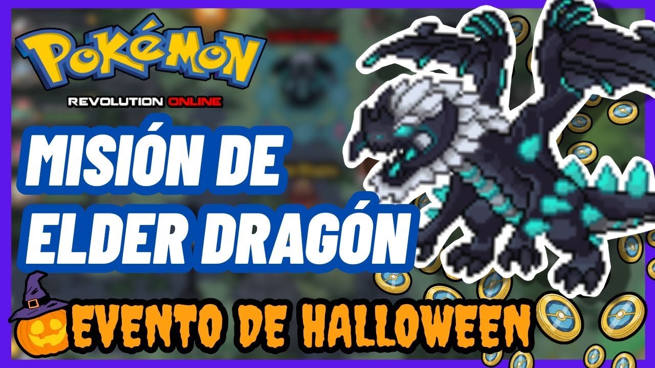 Misión de Derrotar al Elder Dragon del evento de Halloween | Pokémon Revolution