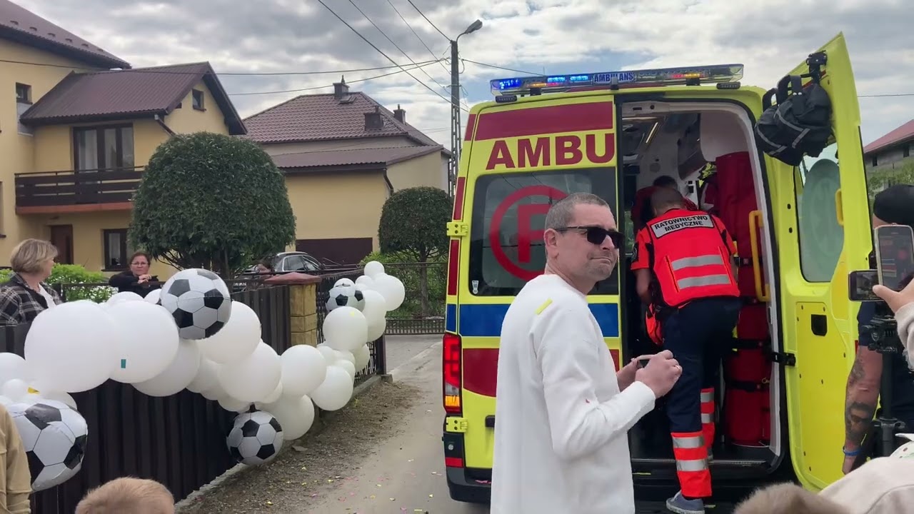 Przywitanie Jacusia Krzemienia w domu!