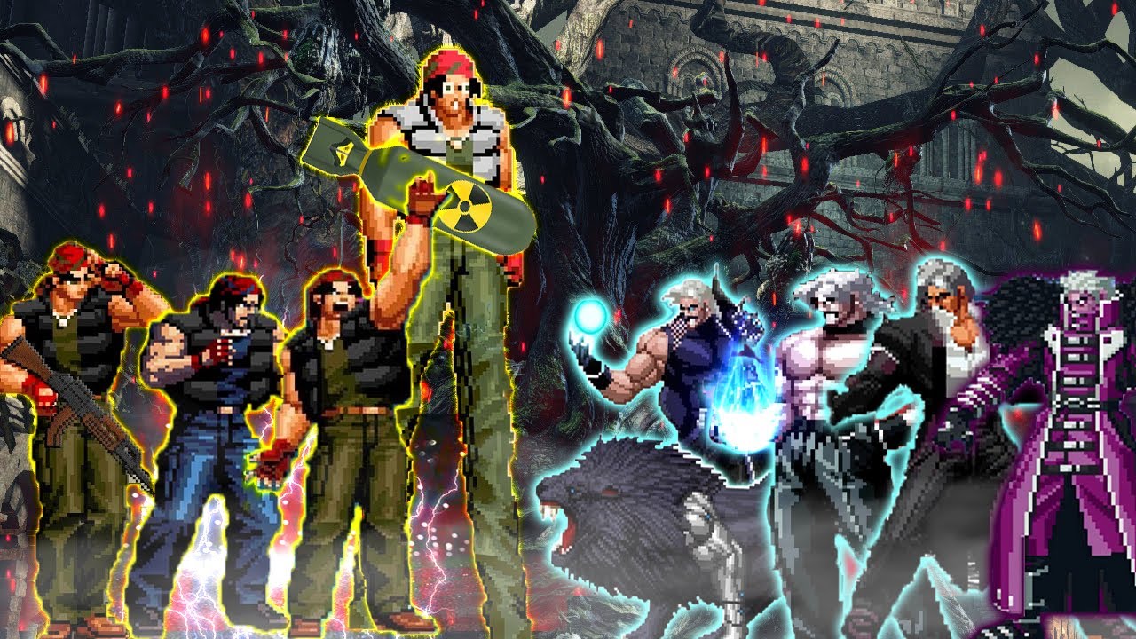 Ralf Team vs Rugal Team [Mugen KOF]