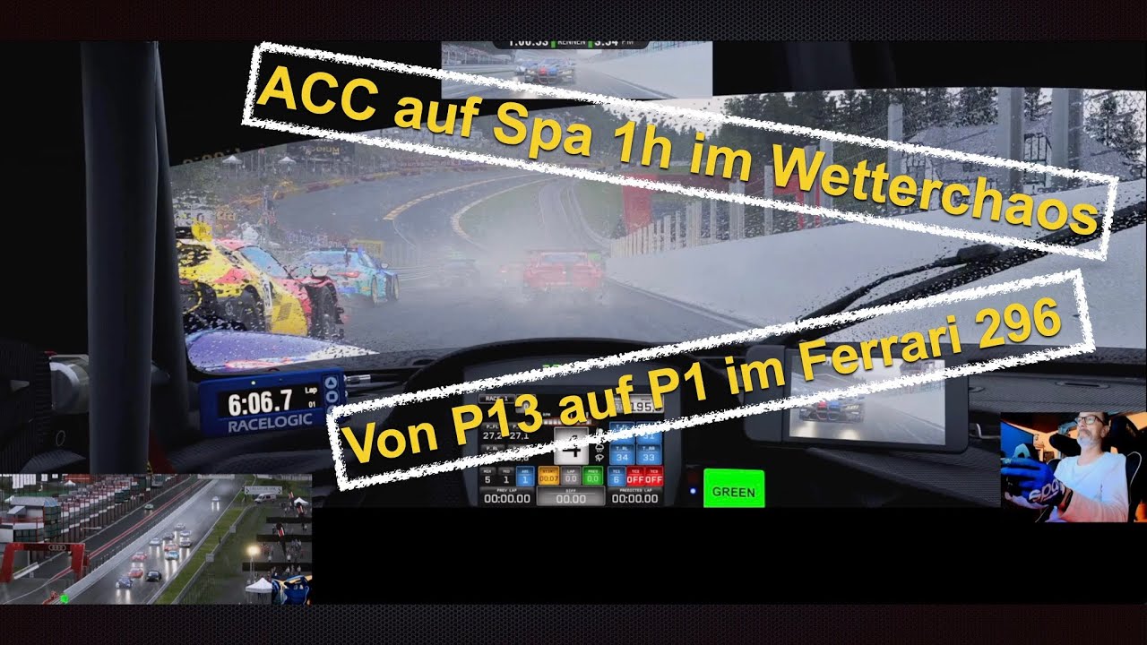 ACC | Spa | 1h | P13 auf P1 im Wetterchaos | RTX 5080