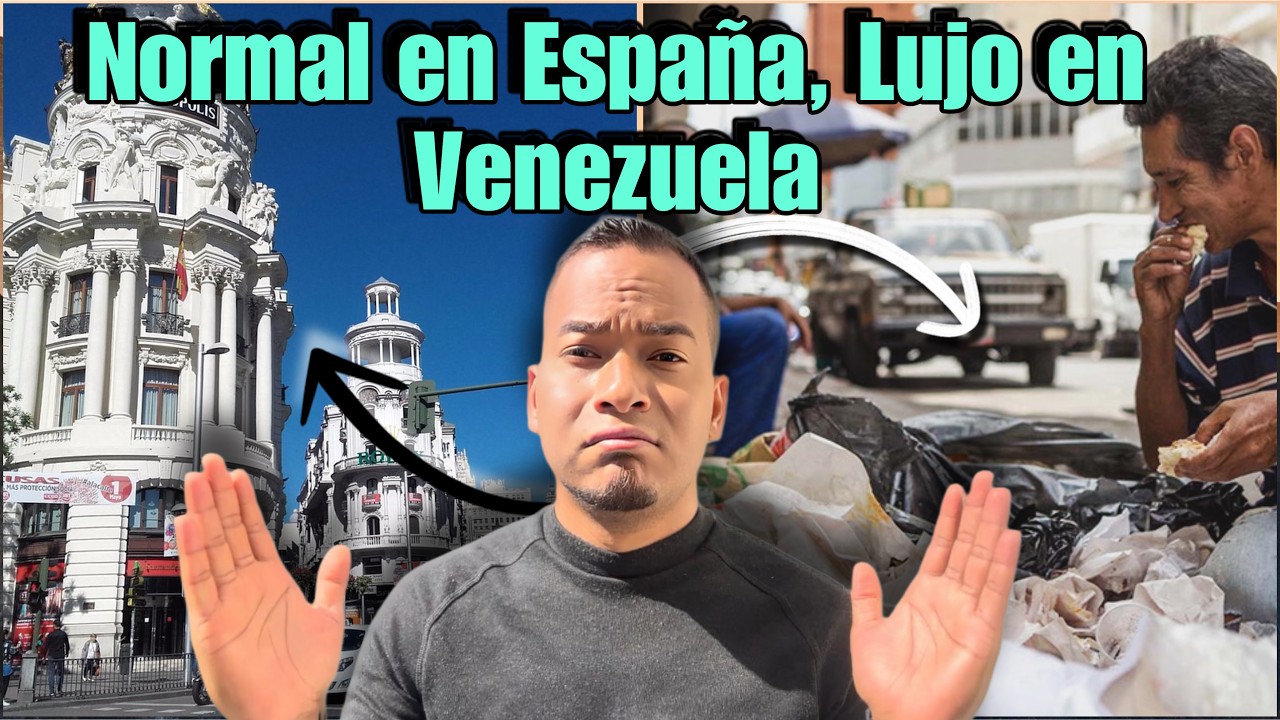 COSAS NORMALES en ESPAÑA que en VENEZUELA son UN LUJO 😯