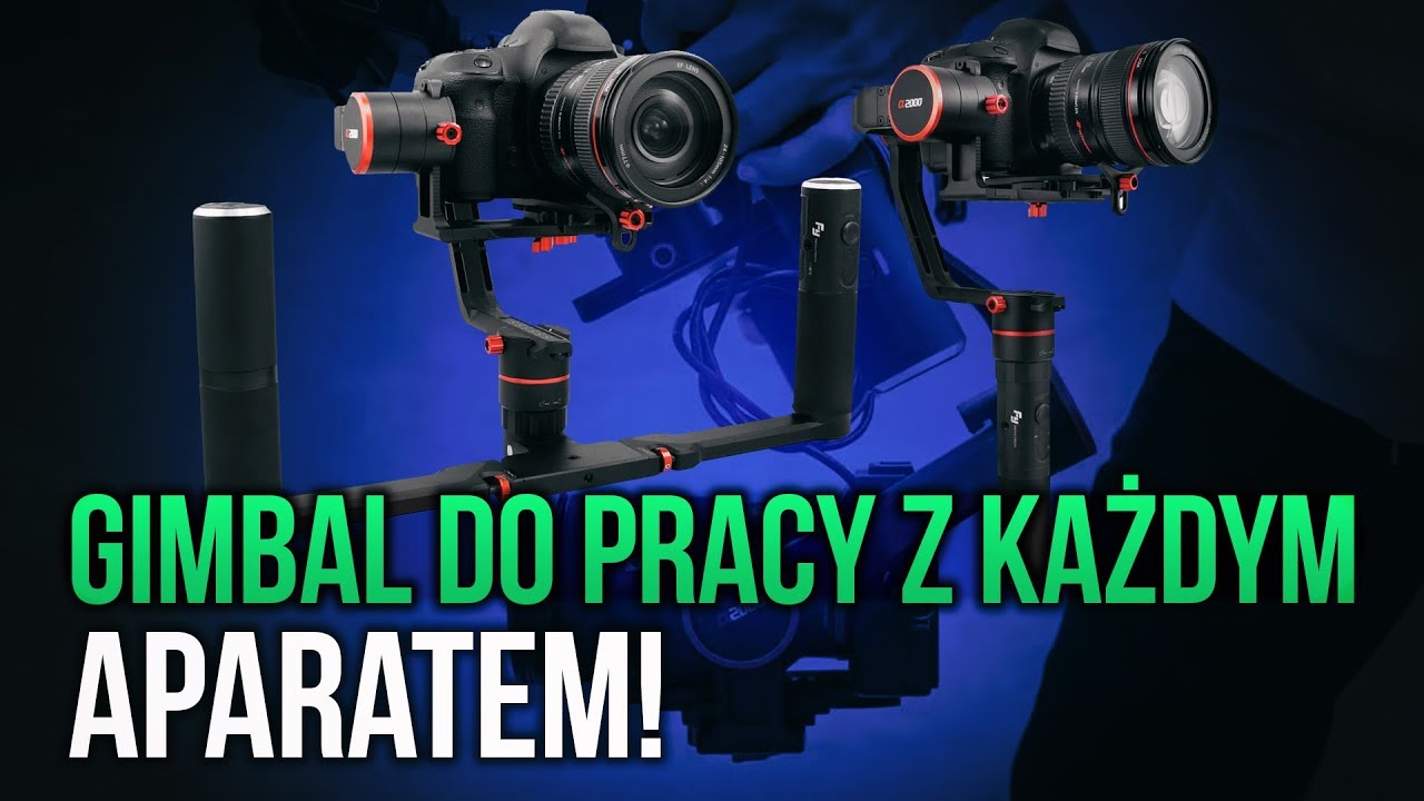 Gimbal do Każdego Aparatu - Feiyu-Tech A2000🎥