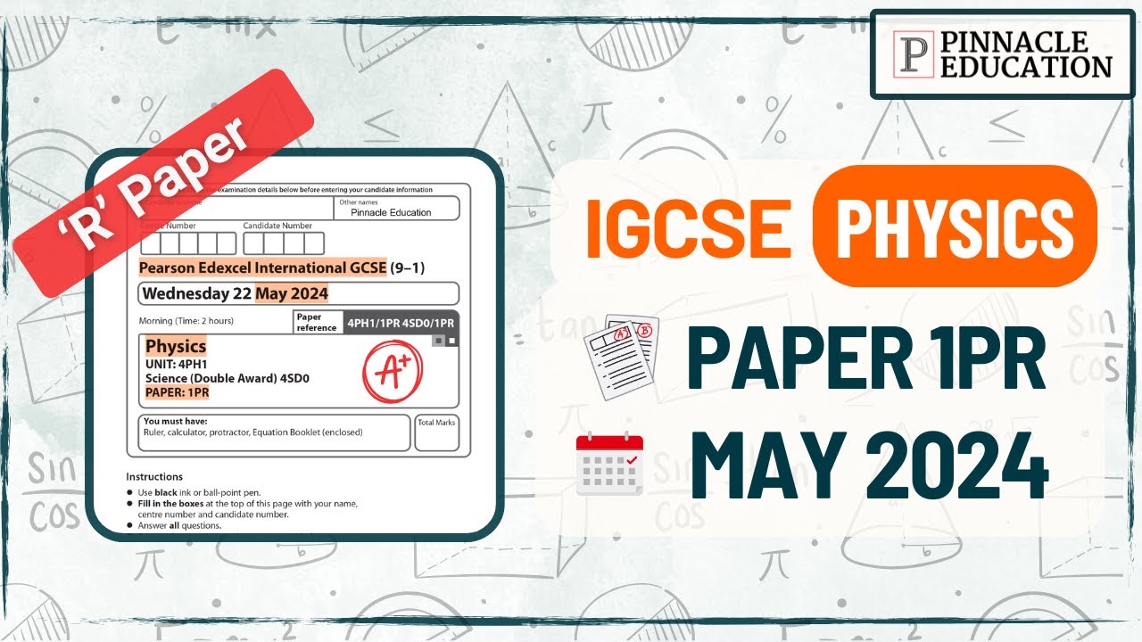 Try These MAY 2024 Physics Questions With Me! | Edexcel IGCSE 4PH1/1PR Past Paper Walkthrough