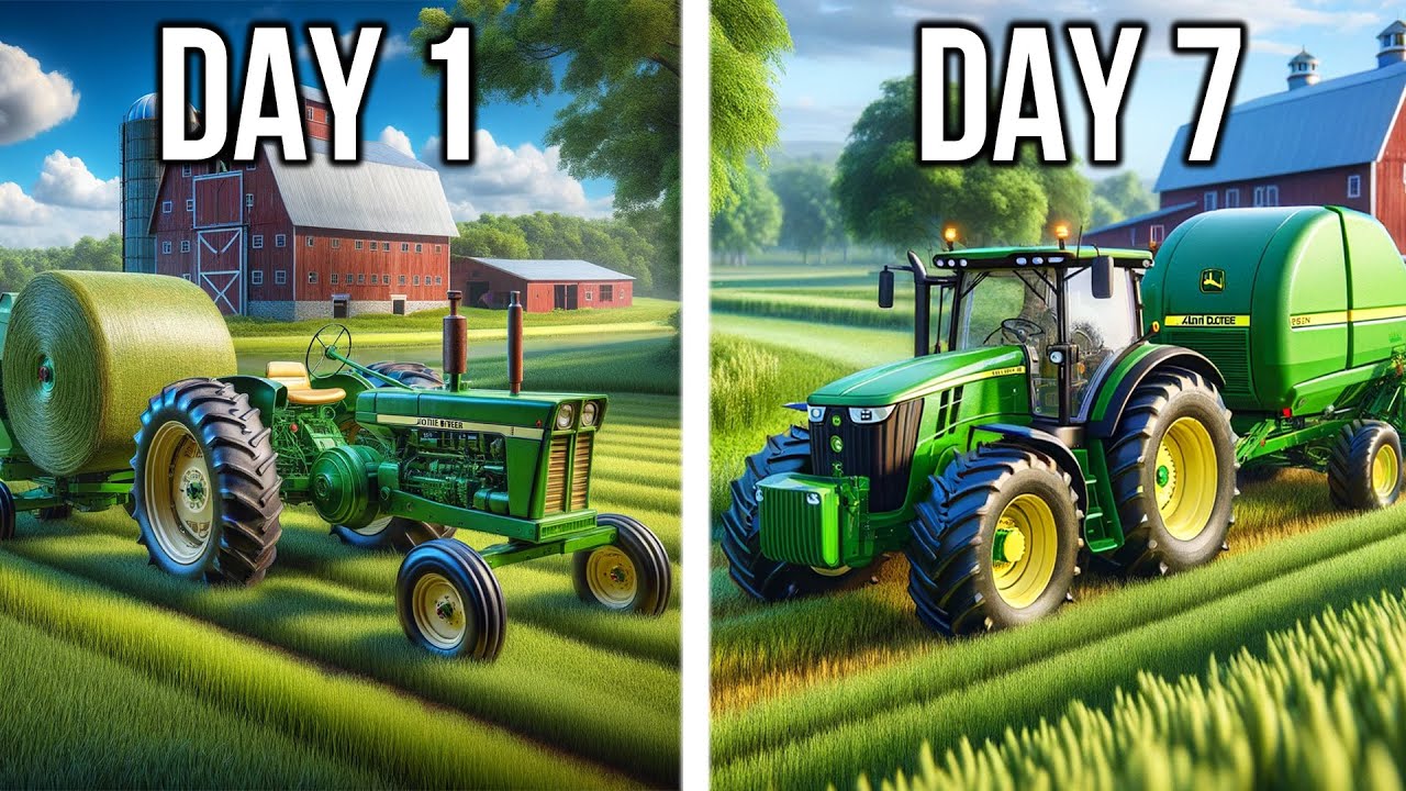 Day 7 BROKE to BILLIONAIRE in Farming Simulator