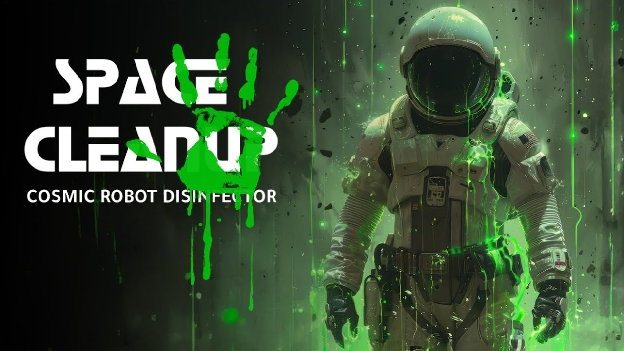 Space Cleanup: Cosmic Robot Disinfector Full Game