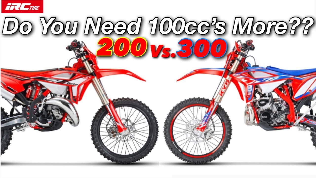 Do you Need 100cc's More? Beta 200 vs 300, All Discipline Test!