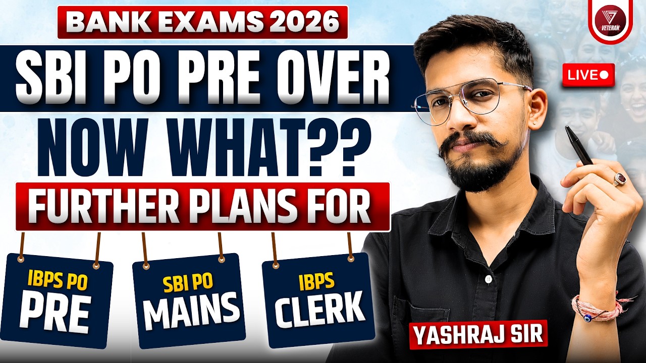 ✅Further Plans | Bank Exams 2026 | Yashraj Sir
